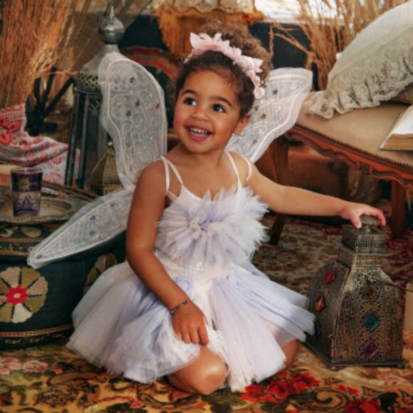 Tutu Du Monde Bebe Tutu Dress Pearl-Pink Lavender Crescent Moon Portrait Party - Picture 8 of 8